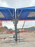 Toldo retráctil motorizado personalizado, toldo móvil plegable impermeable para garajes, jardines y estacionamientos