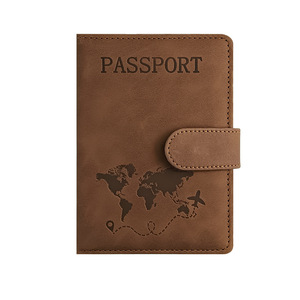 Porte-<span class=keywords><strong>passeport</strong></span> en <span class=keywords><strong>cuir</strong></span> PU avec logo <span class=keywords><strong>personnalisé</strong></span> Jeu d'étiquettes à bagages Étui à <span class=keywords><strong>passeport</strong></span> avec logo <span class=keywords><strong>personnalisé</strong></span> avec boucle magnétique - Product Image 2