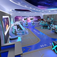Le fabricant de simulateur de la machine VR de jeu d'arcade d'équipement de réalité virtuelle de parc à thème d'amusement de 9D VR adaptent 30-1000 mètres carrés