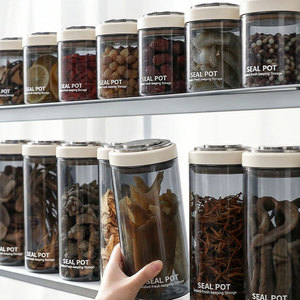 Seal Pot Press Seal Container Cylinder Food Storage For Grains Cereals Coffee Tea Snacks Dried Goods - Product Image 4