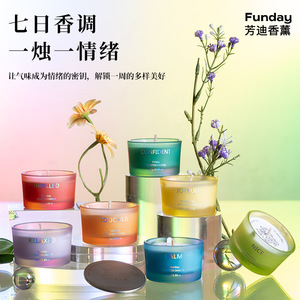 Fangdi Scented Candle Cup With Lid 100g Minimalist Design For Bedroom And Living Room - Product Image 1
