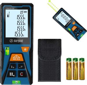 Prix d'usine, vente en gros, télémètre <span class=keywords><strong>laser</strong></span> de poche <span class=keywords><strong>120m</strong></span>, écran LCD, outil de mesure <span class=keywords><strong>laser</strong></span> avec niveaux à bulle pour la rénovation de la maison - Product Image 6