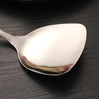 Ensemble d'ustensiles de cuisine en acier inoxydable 7 pièces Royal Silverware Turner Spoon Skimmer Soup Louche pour cuisine