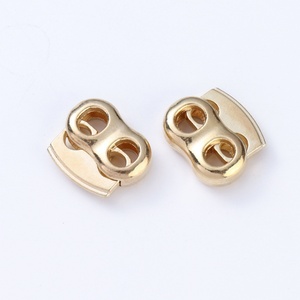 Nouvelle embout de cordon en métal avec design gaufré, attache à ressort pour vêtements, sans nickel, sans plomb, en alliage de zinc peint - Product Image 4