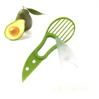 Gadgets de cuisine incroyables outils de fruits coupe-avocat de Kiwi multifonction commodité Kiwi Cubes d'avocat trancheur fournitures de cuisine
