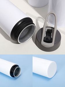 Botella de Agua Deportiva de Boca Ancha Estilo Americano de 750 ml, Tapa de Cuerno de Buey C9, Sublimación en Blanco para Escalada y Senderismo al Aire Libre, Logotipo Personalizado - Product Image 4