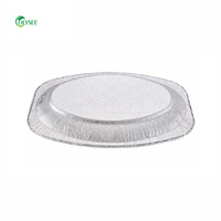 Papier D'aluminium jetable Ovale Poêle À Poisson/Plateau Dinde Rôtie, Poisson, BARBECUE Plateau