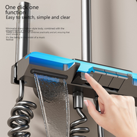 Nouvelle Tendance : Système de Douche Intelligent à Affichage Numérique, Clavier Piano, 4 Sorties d'Eau, Ensemble de Douche Pluie pour Salle de Bain