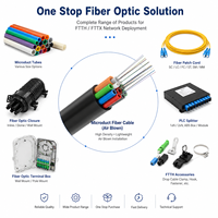 Câble micro-tube en microfibre soufflé à l'air UKCC pour réseau FTTX