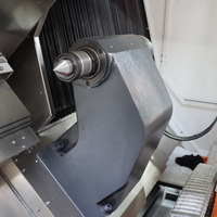 Tour CNC à banc incliné certifié CE TCK66A, tour à métaux haute vitesse avec broche A2-8, contre-pointe MT5