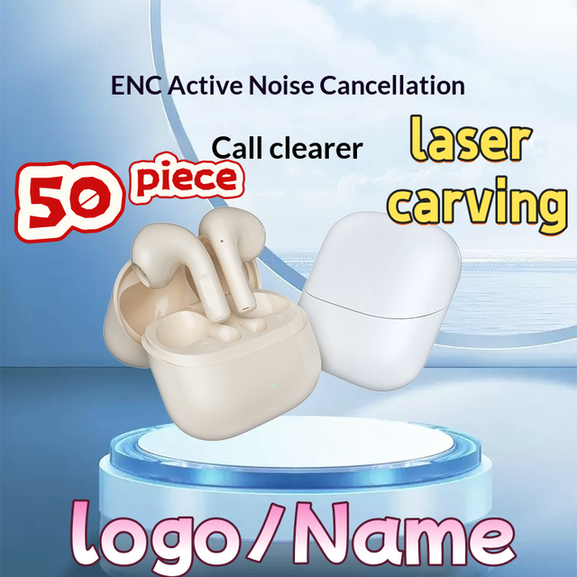 2025 V5.3 High Quality True Wireless Earbuds Smart Touch LCD LED Screen Noise Cancelling Headphones IPX4 Waterproof LHDC Codecs