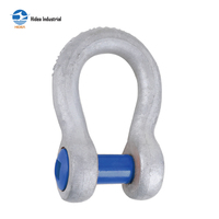 Manille à arc HIDEA avec goupille à tête encastrée 1,5t à 12t, manille d'ancrage galvanisée antirouille pour levage lourd, arrimage et pêche au chalut