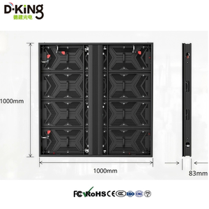 1000x1000mm Outdoor LED <b>Display</b> P2.97 P3.91 P4.81 Front Service IP65 Waterproof Fixed LED Video <b>Wall</b> With Aluminum Cabinet - Product Image 3