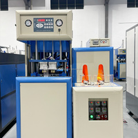 Machine de soufflage de bouteilles en plastique semi-automatique compacte et facile à utiliser, machine de fabrication de bouteilles en plastique, prix de la machine de soufflage de plastique