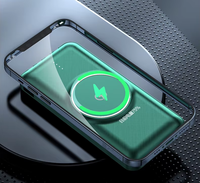 Batterie externe personnalisée avec logo, charge sans fil, 10000 mAh, chargeur portable, chargeur sans fil pour téléphone portable avec quatre câbles