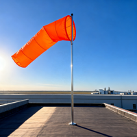 Drapeaux de sécurité réfléchissants RUIYING personnalisés orange/rouge/blanc imprimés 4 couleurs, résistants à l'eau, en acier inoxydable 304 de haute qualité pour aéroports