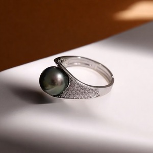 10630 DIY Silver Jewelry Set S925 Silver Ring with Empty Support Multiple Beads 3-4mm <b>Loose</b> <b>Pearls</b> Accessories - Product Image 3