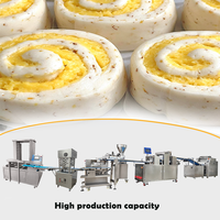Machine entièrement automatique pour la fabrication de mantou farcis, ligne de production de pains vapeur, équipement de transformation alimentaire haute efficacité