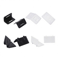 Protection d'angle en plastique personnalisée OEM ODM, développement d'outillage, garde-coins triangulaire à encastrer en PP PE, fabrication en usine