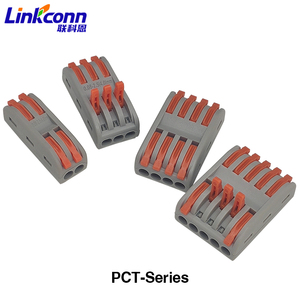 Quick connect terminal block Brass conductor <b>wire</b> connector Painless lever plug-in Electrical conductor connector APCT-2-2 - Product Image 3