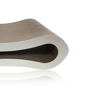 Desain baru ramah lingkungan dapat disesuaikan bentuk unik dapat diterima kualitas tinggi kertas bergelombang penggaruk kucing Modern - Product Image 5