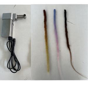 Mini Machine en Acier pour Dreadlocks, Légère, Taille 6-16MM, Kit d'Outils DIY pour Tressage Synthétique et Extensions de Locs, Alimentation Incluse - Product Image 1