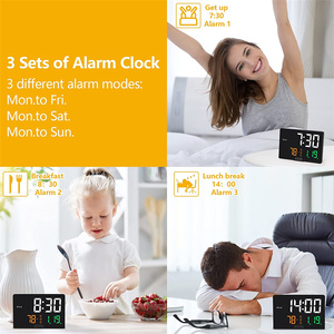 Đồng Hồ Kỹ Thuật Số Để Bàn Hiển Thị Sắc Nét Hai Màu 6.0 Inch Cho Tầm Nhìn Thấp - Product Image 5