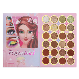 Estuche de Paleta de Sombras de Ojos, Maquillaje al por Mayor, Sombras de Ojos Brillantes, Set de Maquillaje Profesional, <span class=keywords><strong>Libro</strong></span> de Maquillaje para <span class=keywords><strong>Chicas</strong></span> - Product Image 4