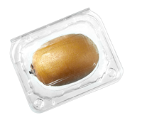 Boîtes d'emballage en plastique à clapet pour fruits frais Pomme Pêche Poire Kiwi Banane Dragon Prunes Boîte d'emballage transparente à charnière