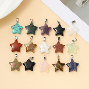 Colgantes de Estrella de Piedra Natural para Accesorios de Joyería DIY, Colgantes de Moda Unisex, Origen Yiwu, Otoño 2025 - Product Image 4