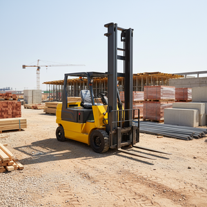 Montacargas Eléctrico JICHUAN de 1.5-<span class=keywords><strong>3.5</strong></span> Toneladas de Capacidad, Apilador Hidráulico, Neumáticos Sólidos AWD, Mástil de Una Etapa, Multiterreno - Product Image 2