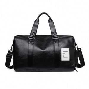 Sac de voyage et de sport en cuir PU imperméable grand format pour l'extérieur, personnalisable avec logo, sac de week-end en PU - Product Image 2