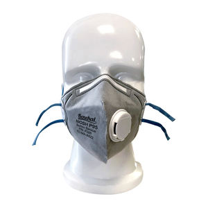 NIOSH masker <span class=keywords><strong>Respirator</strong></span> wajah setengah, disetujui sekali pakai <span class=keywords><strong>P95</strong></span> katup debu pola datar PM2.5 P385 - Product Image 2