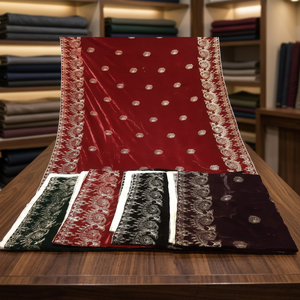 The Most Latest Velvet <b>Shawl</b>, Velvet Satin <b>Shawl</b>, Pakistani Velvet <b>Shawl</b>, Wholesale Winter <b>Shawls</b> - Product Image 2
