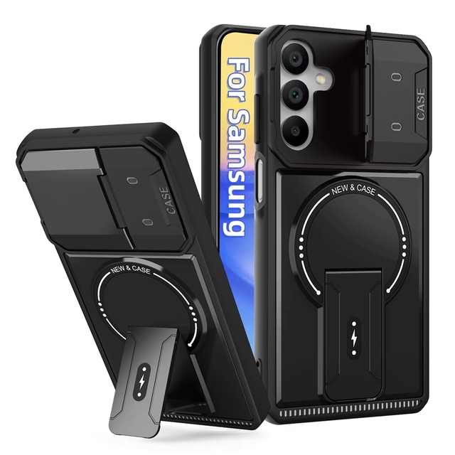 Ring Kickstand Magnetic Mobile Phone Cases for A17 A07 A27 A37 A57 A26 A36 A16 A06 A15 A25 A35 S S S24 Cover Anillo