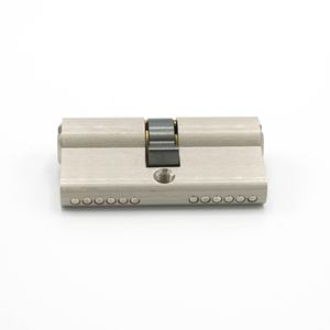 Alta Seguridad Euro cepillado níquel Chapado en perfil de latón del cilindro de la puerta cerradura con llave - Product Image 2