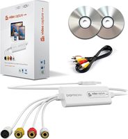 Carte de capture vidéo USB 2.0, convertisseur VHS vers numérique 1080P 30Hz pour Mac OS, iPad, Android, WinXP/7/8/10, adaptateur RCA vers USB