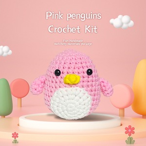 Kit de Ganchillo de Pingüino The <span class=keywords><strong>Woobles</strong></span>, Suministros para Tejer a Mano, Material para Hacer Muñecos de Animales a Crochet - Product Image 4