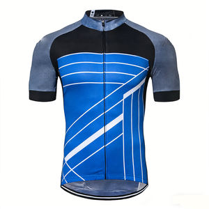 Jersey de Ciclismo de Manga Corta de Alto Rendimiento con Logotipo Personalizado, Multicolor, Secado Rápido, Transpirable, Ligero, de Poliéster - Product Image 1