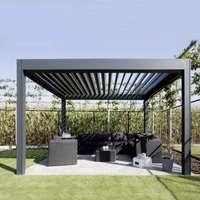 Pavillon en aluminium pour l'ombrage, la protection contre la poussière, la durabilité, vente directe d'usine