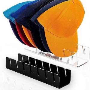 New Portable Acrylic <b>Hat</b> Holder Storage Plastic <b>Hat</b> Display <b>Stand</b> Rack Acrylic <b>Hat</b> Organizer for Baseball Caps - Product Image 5