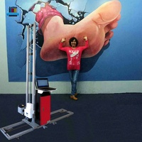 Impresora de inyección de tinta de pared automática Impresión directa en la máquina de impresión mural de pared Impresora de pared UV para interiores