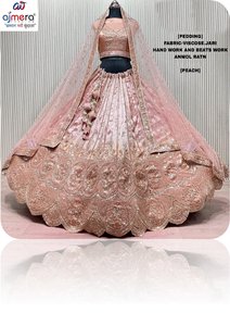 Lehenga de Mariage Royal pour Femme – Tenue Ethnique Moderne Brodé Réversible à Séchage Rapide – Collection Ajmera Fashion - Product Image 3