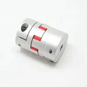 Acoplamiento de mordaza D20 L25mm Acoplamiento Motor paso a paso 5mm 8mm Acoplador de eje de abrazadera en forma de ciruela para servomotor