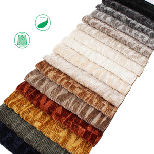 Tessile poltrona tessuto Loveseat Ottoman tessuti copridivano materiale tessuto Roll Design per la casa tessuto ciniglia per divano - Product Image 6