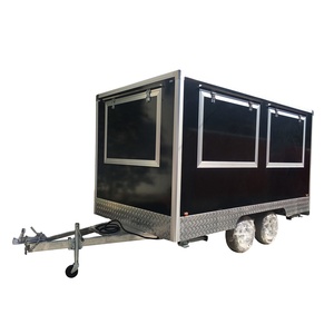 2023 populaire <span class=keywords><strong>magasin</strong></span> de nourriture de remorque de camion de hot-dog mobile et de burger avec réfrigération et extracteur - Product Image 4