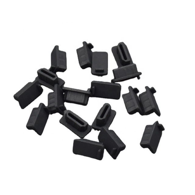 Custom Input Micro Anti Port Type-C Rubber Silicone Cap Covers Silicone USB Dust Plug Rubber Usb Dust Cover