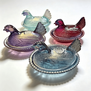 <span class=keywords><strong>Pot</strong></span> à bonbons <span class=keywords><strong>en</strong></span> <span class=keywords><strong>verre</strong></span> de carnaval classique de qualité supérieure, irisé, écologique, pour la décoration de la maison et de la cuisine - Product Image 1