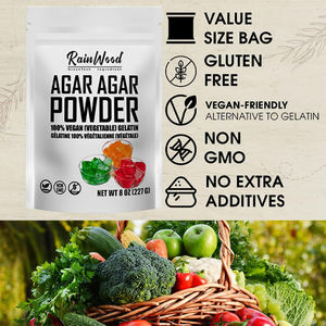 卸売増粘剤バルク食品グレードアガーパウダー9001200強度アガーアガー - Product Image 4