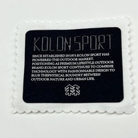 Étiquettes de soin et de lavage tissées 100 % polyester, écologiques, personnalisées avec logo d'usine, pour accessoires vestimentaires, vêtements, chaussures, sacs GRAND